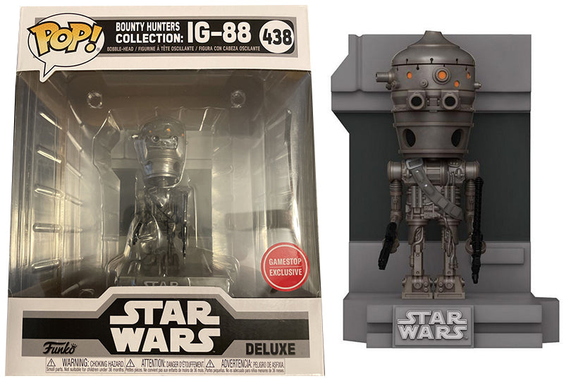 Bounty Hunters Collection: IG-88 (Deluxe) 438 - GameStop Exclusive Star Wars Action Figure for Collectors & Display