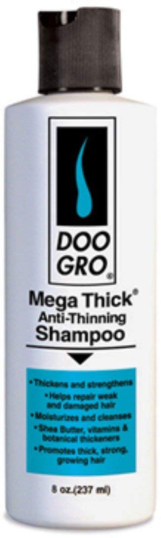 DOO GRO Mega Thick Growth Shampoo for Thinning Hair - 10 oz (Pack of 12) - Sulfate Free & Biotin Enriched for Stronger, Healthier Hair - Perfect for Daily Use & Hair Growth Treatments