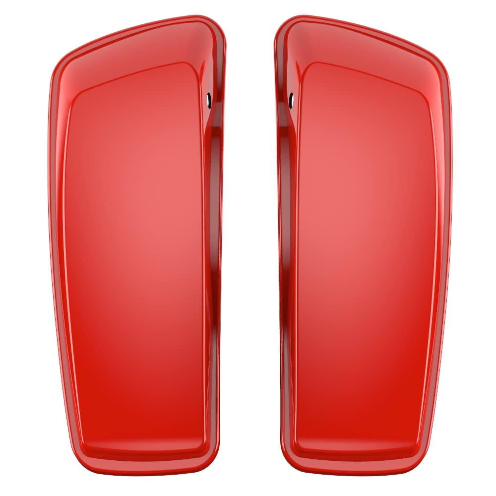 Advanblack Motorcycle Saddlebag Lids for Harley-Davidson Touring Models - Compatible with Road Glide, Street Glide Special, Road King (2014-2023) | Durable Replacement Covers for Long Rides & Custom Bike Upgrades