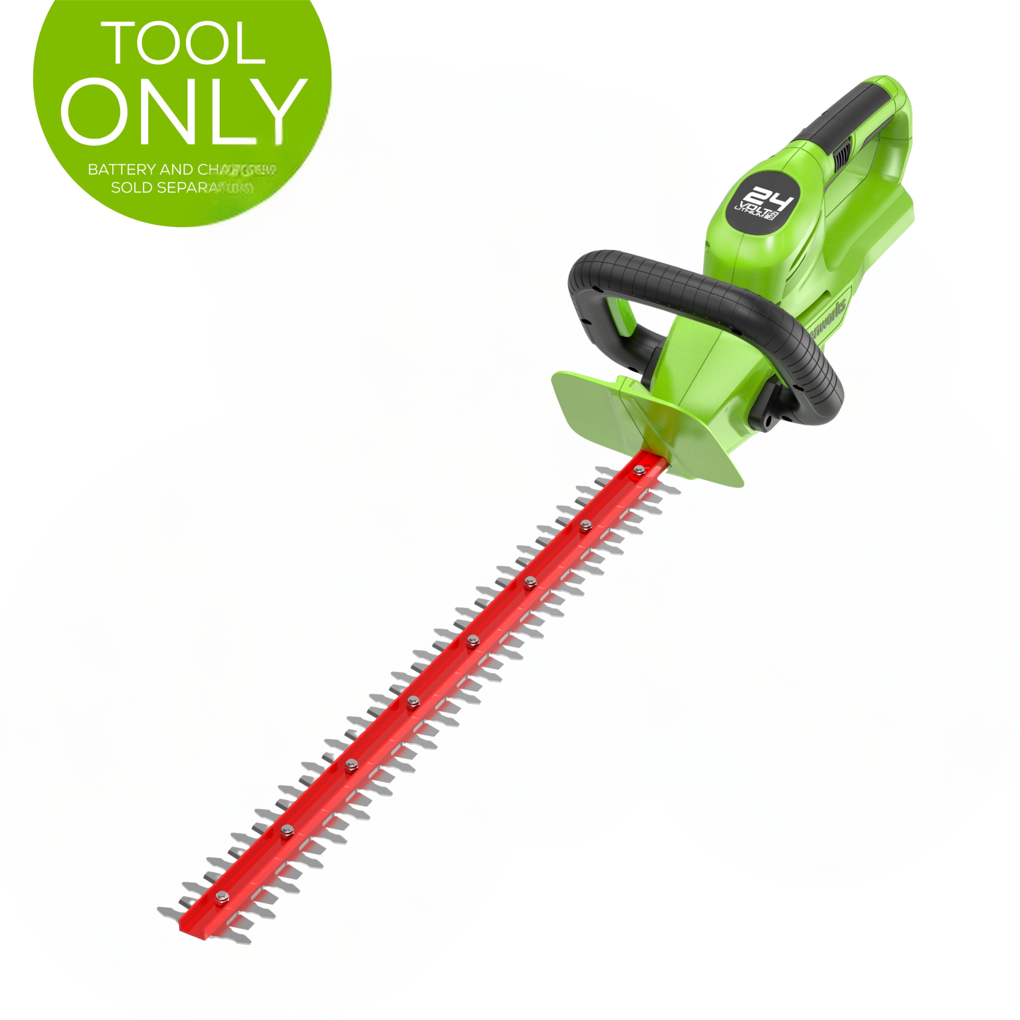 24V 22-Inch Cordless Battery Hedge Trimmer with 2800 SPM - Lightweight & Powerful (Tool Only) - Perfect for Garden Landscaping & Yard Maintenance