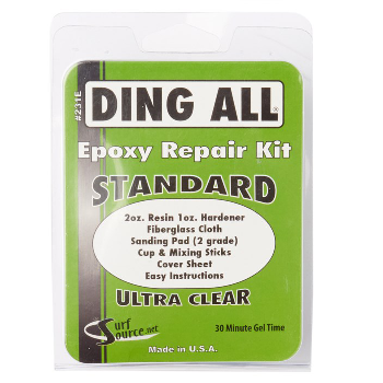 Ding Repair Kit - Epoxy Ding Repair for All Standard Surfboards | Quick & Easy Surfboard Ding Fix for DIY Repairs at Home