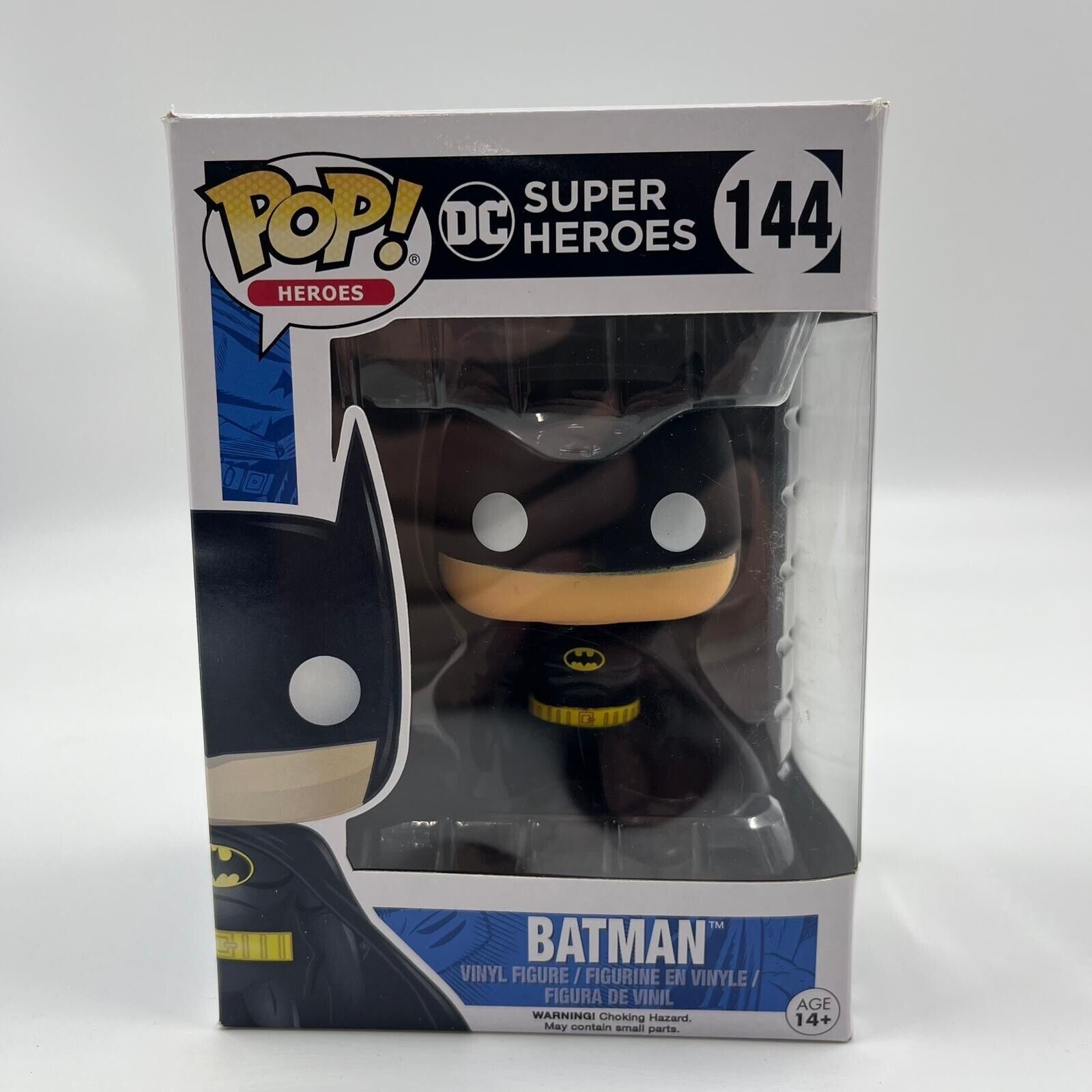 Batman Super Heroes #144 Funko Pop Vinyl Figure - Collectible DC Comics Action Toy for Display, Gifts & Superhero Fans - Perfect for Home Decor, Office Desk & Comic Book Collections