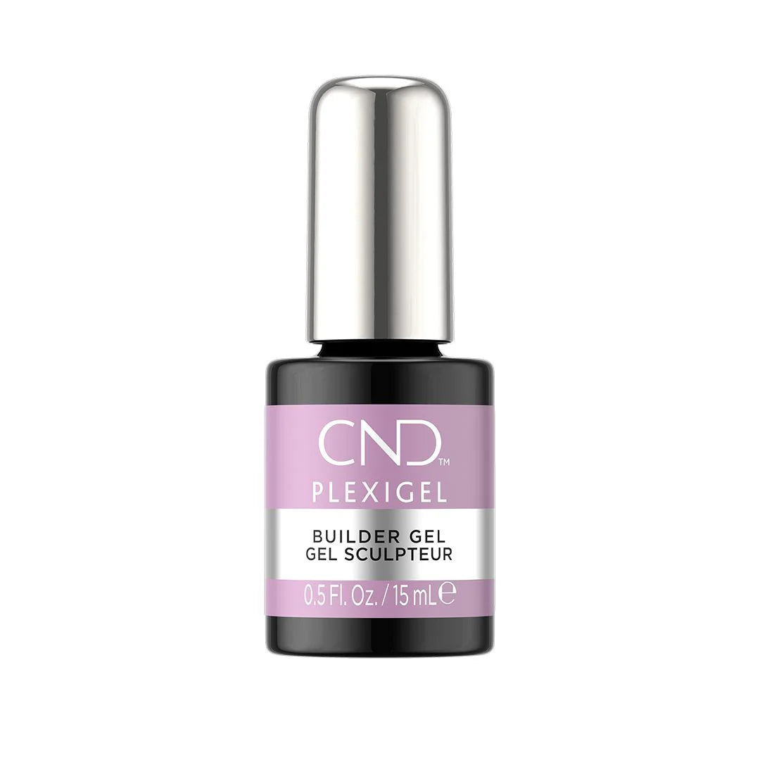 CND Enhancements Plexigel Builder - Cool Berry 0.5 fl oz Nail Gel for Stronger Nails | Perfect for Nail Extensions, Repairs & DIY Manicures at Home or Salon Use