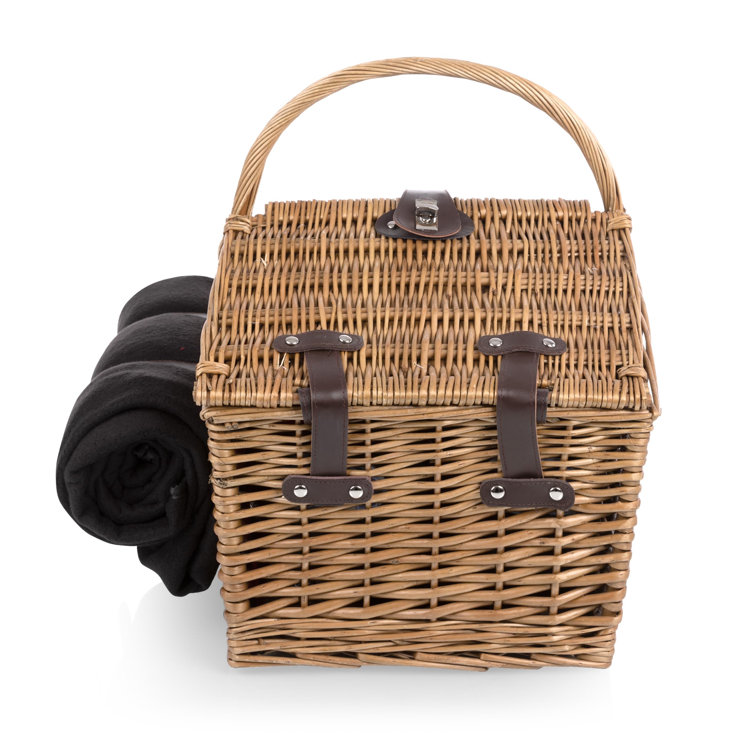 Pendleton Women's Rob Roy Picnic Basket - Insulated One Size Picnic Tote with Removable Straps for Outdoor Gatherings, Beach Trips & Camping Essentials