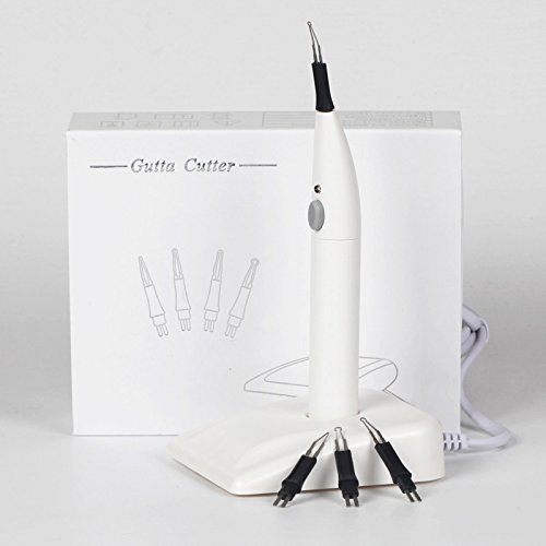 Premium Gutta Percha Cutter for Dental Procedures - Professional Endodontic Root Canal Instrument with 4 Replaceable Tips by SeeFDENT - Perfect for Dentists, Endodontists & Dental Clinics