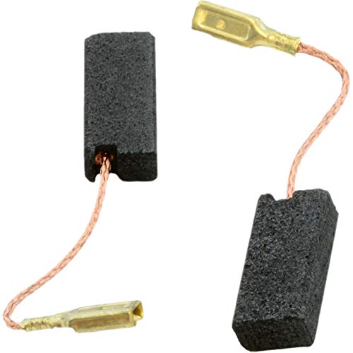 Replacement Carbon Brushes for Bosch GEWS 1348.0 Power Tools - Compatible with Models 1.607.014.116, 1.607.014.128, 1.607.014.131 & 1.650.701.128 - Includes Cable and Connector - Ideal for Drills, Sanders, and Grinders