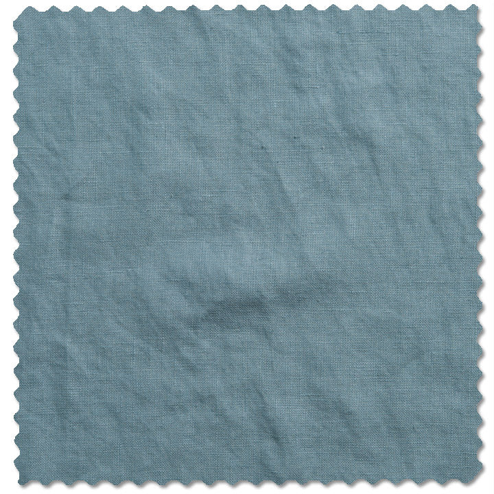Premium Robins Egg Blue Linen Fabric Swatch - 100% Natural Linen Material for Upholstery, Drapes & DIY Sewing Projects | Home Decor & Crafting Fabric Sample