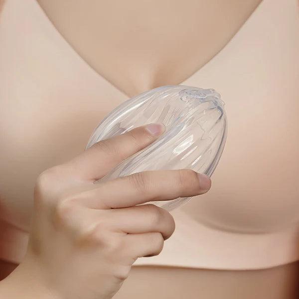 Haakaa Shell Wearable Silicone Breast Pump 75ml - Hands-Free Breastfeeding Pump for Active Moms, Comfortable & Portable for Work, Travel, and On-the-Go Nursing