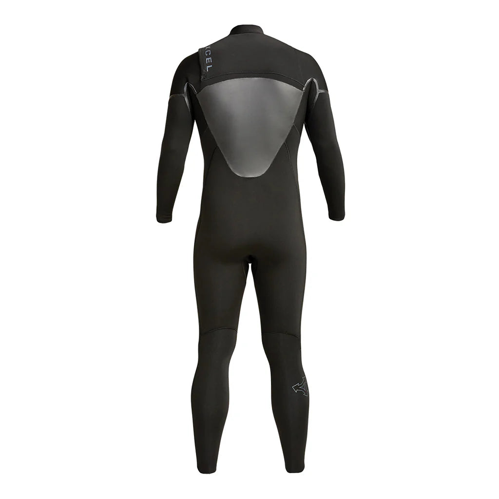 Axis X 4/3mm Front Zip Full Wetsuit for Men - Thermal Neoprene Surfing & Diving Suit - Perfect for Cold Water Surfing, Scuba Diving & Water Sports
