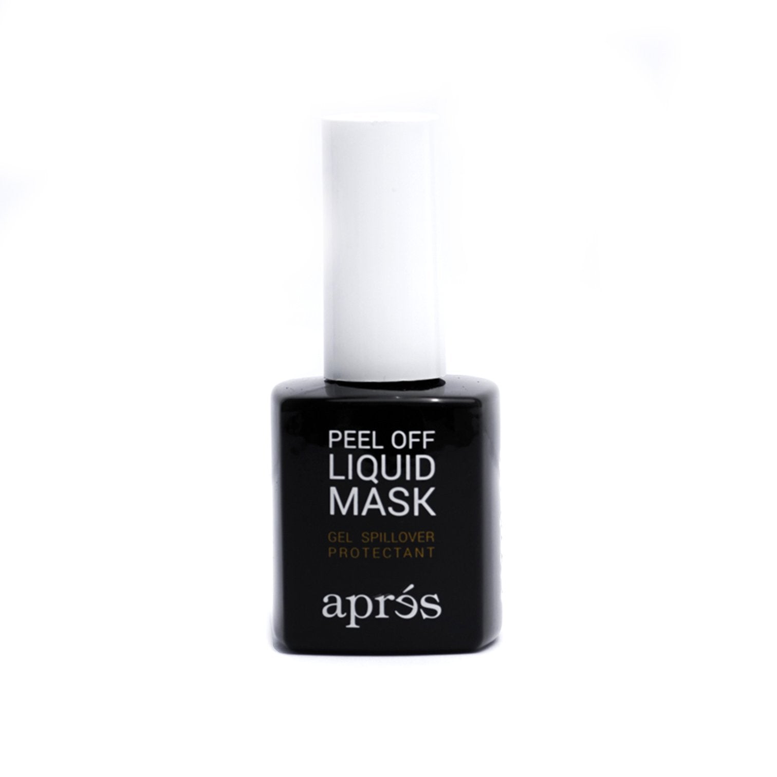 Apres Peel Off Liquid Mask - 15ml Nail Art Gel for Easy Cuticle Protection & Cleanup - Perfect for Manicures, Pedicures & DIY Nail Designs at Home