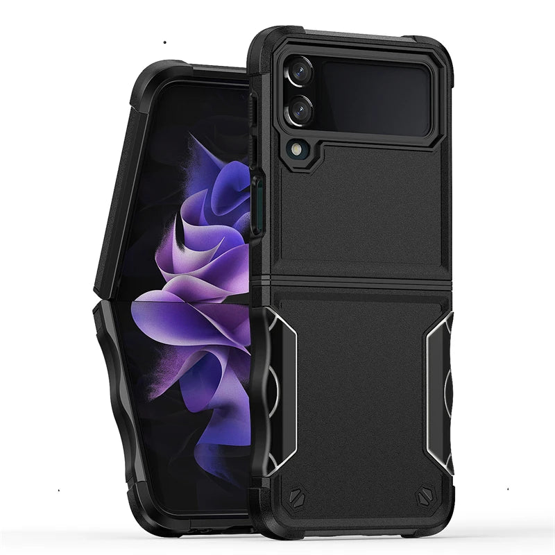 Military Grade Shockproof Case for Samsung Galaxy Z Flip 6 - Rugged Armor Protection for Outdoor, Sports & Daily Use
