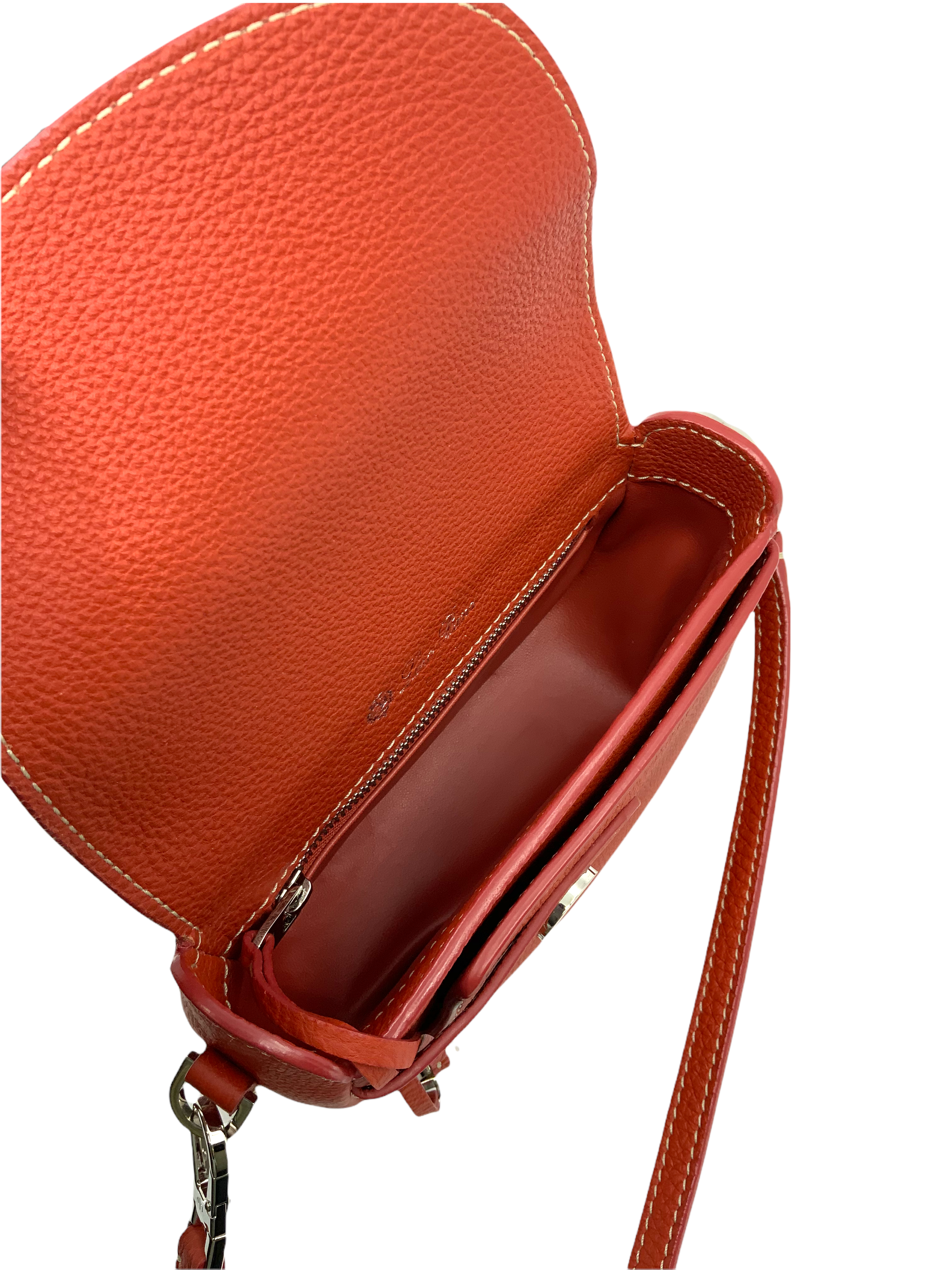 Loro Piana Mini Lune Odessa Leather Crossbody Bag for Women - Luxury Italian Leather Purse for Everyday Use, Travel & Special Occasions