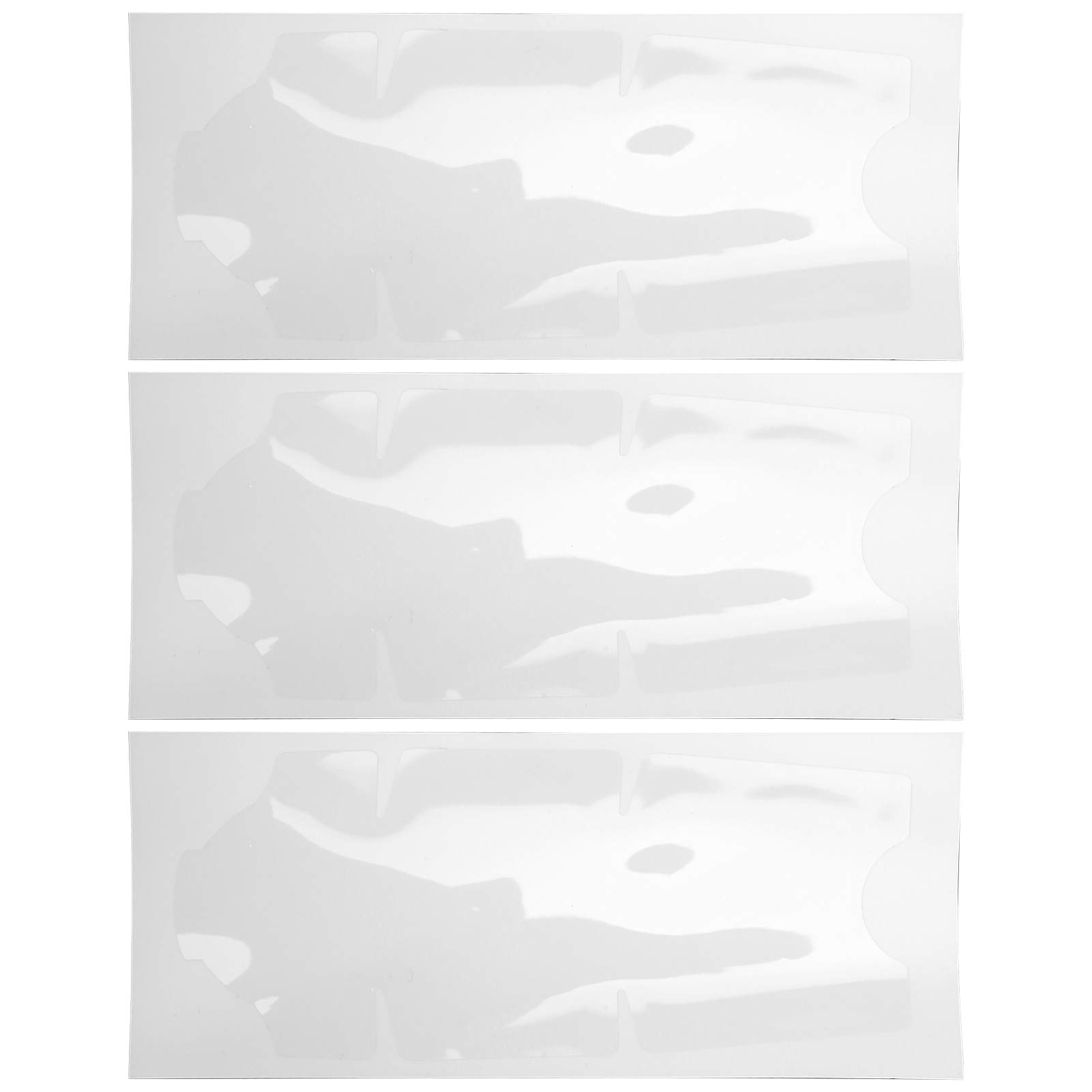 Drfeify Bike Crank Stickers - 3PCS Transparent TPH Protective Film for Bicycle Crank Arms | Durable Bike Accessory for Mountain, Road & Commuter Bikes | Prevent Scratches & Enhance Aesthetics