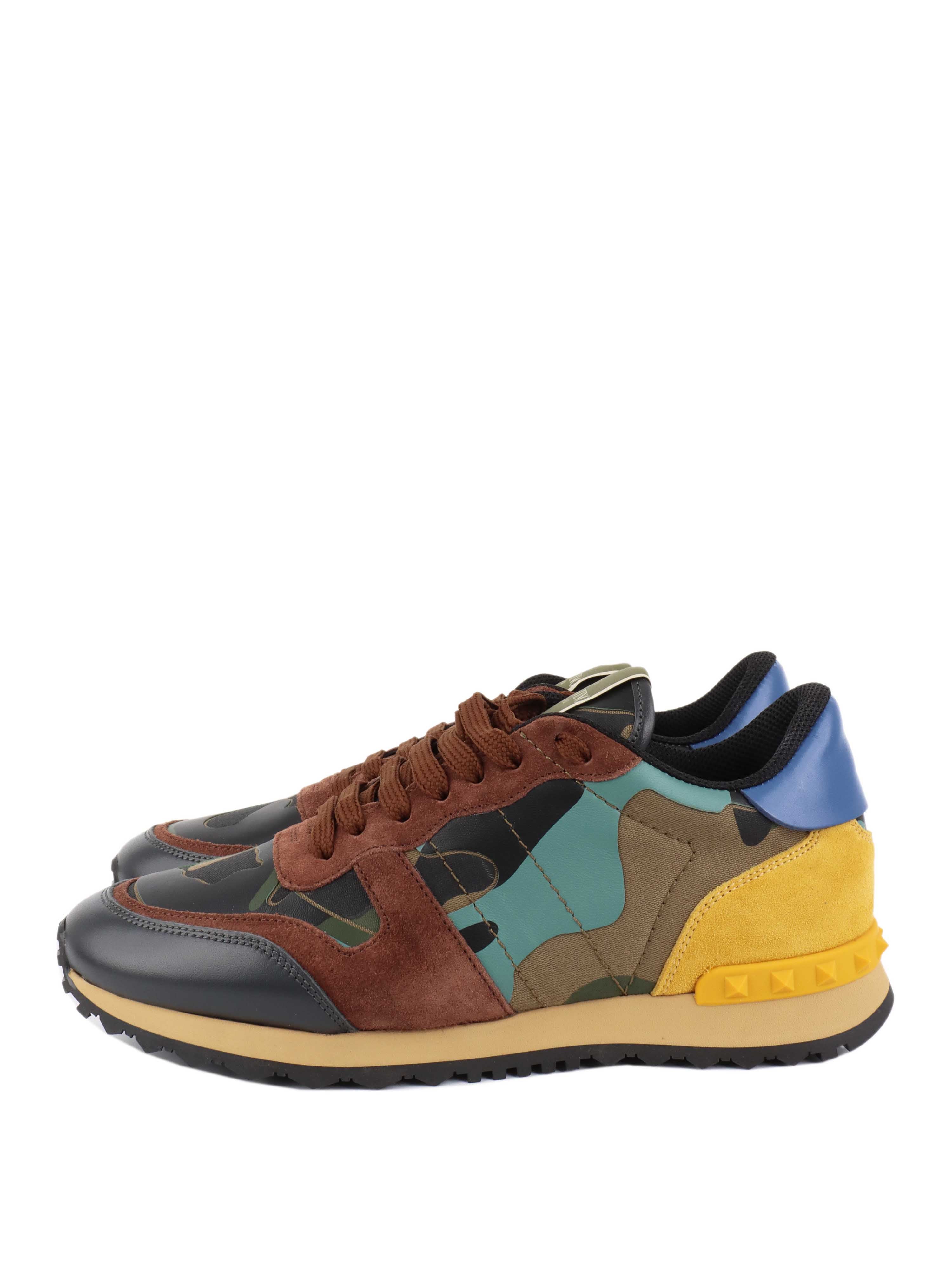 Valentino Camo Sneakers for Men & Women - Stylish Camouflage Print Fashion Shoes | Perfect for Casual Wear, Street Style & Urban Outfits