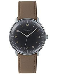 Junghans Max Bill Men's Automatic Watch 027/3401.00 - Slim Minimalist Bauhaus Design, Sapphire Crystal, 38mm Case - Perfect for Business, Formal Events & Everyday Wear