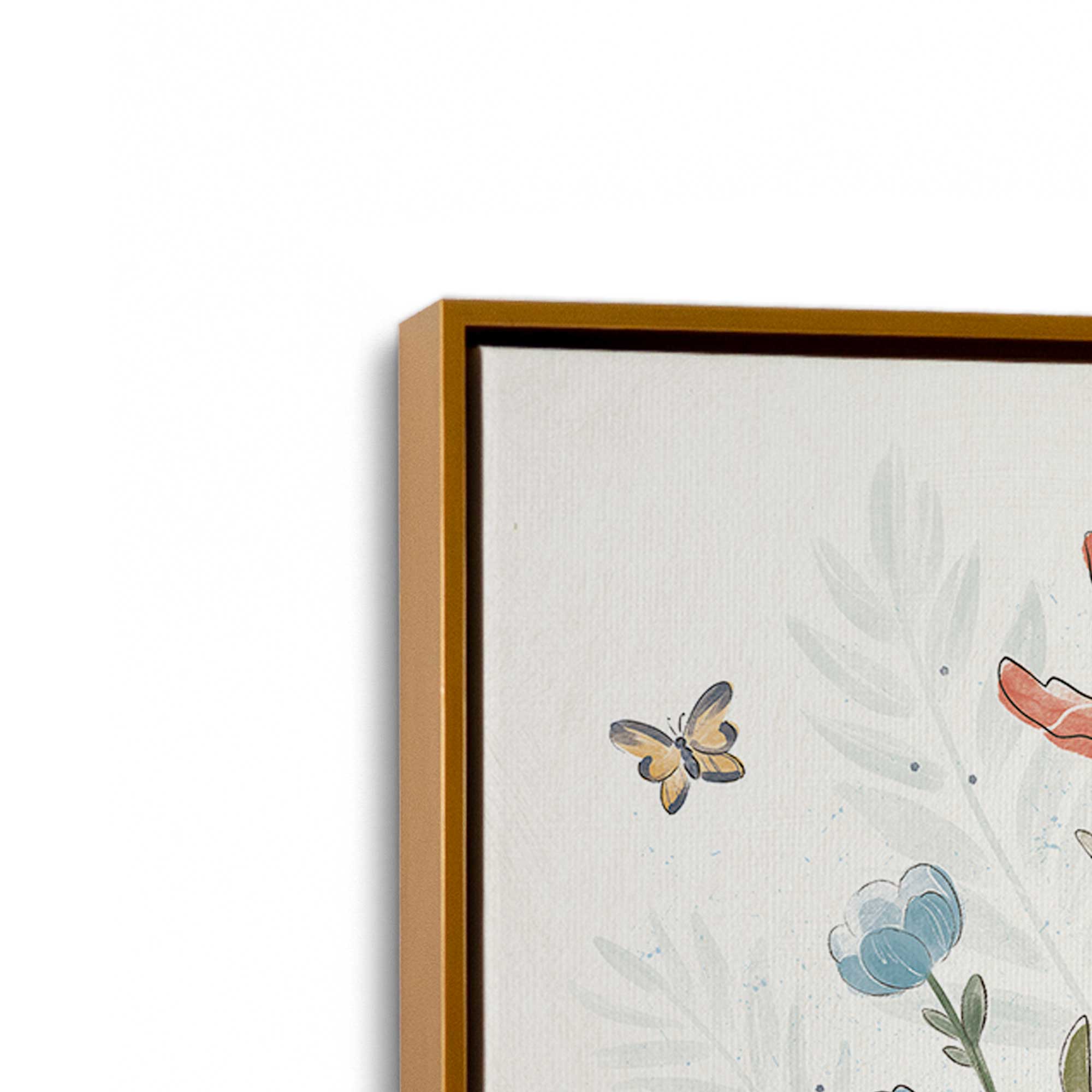 Garden Melody in Bloom Canvas Wall Art Print - Vibrant Floral Painting for Living Room, Bedroom & Office Decor