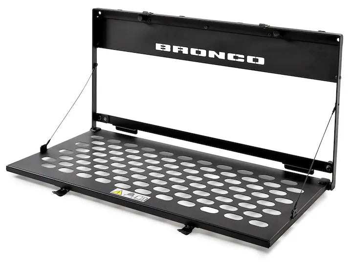 2024 Ford Bronco Folding Table - OEM Rear Swing Out Door Accessory for Camping & Outdoor Adventures | Perfect for Tailgating, Picnics & Off-Road Trips