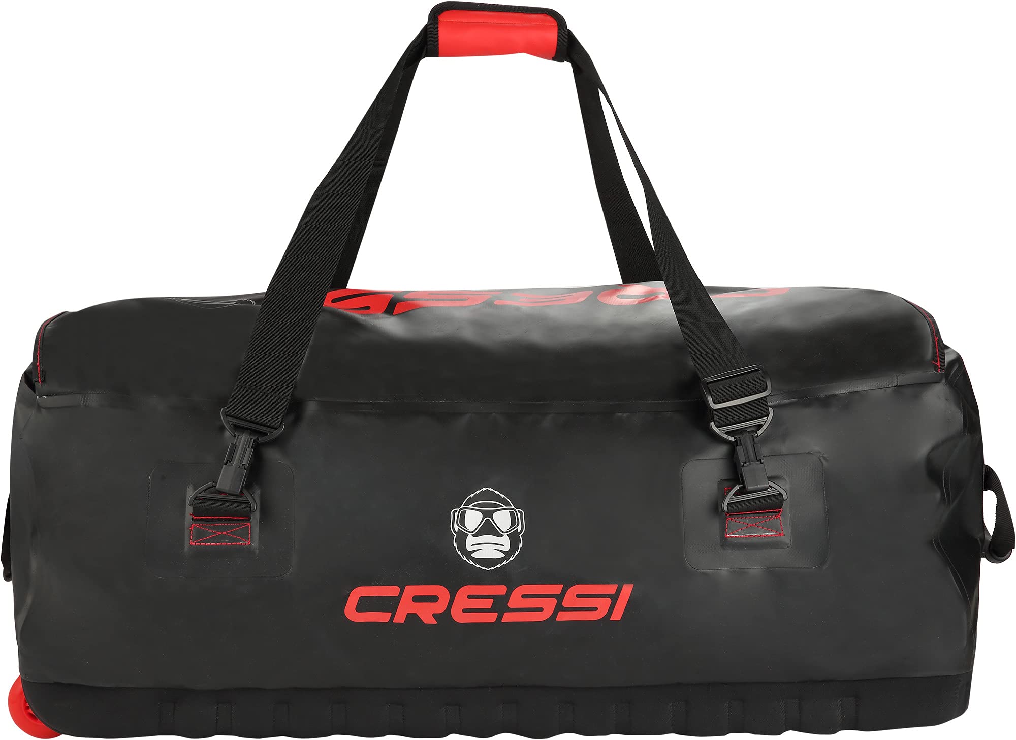 Cressi Gorilla Bag or Pro Bag - Large Waterproof Wheeled or Non-Wheeled Diving Bag for Men & Women - Perfect for Scuba Diving, Travel & Beach Trips