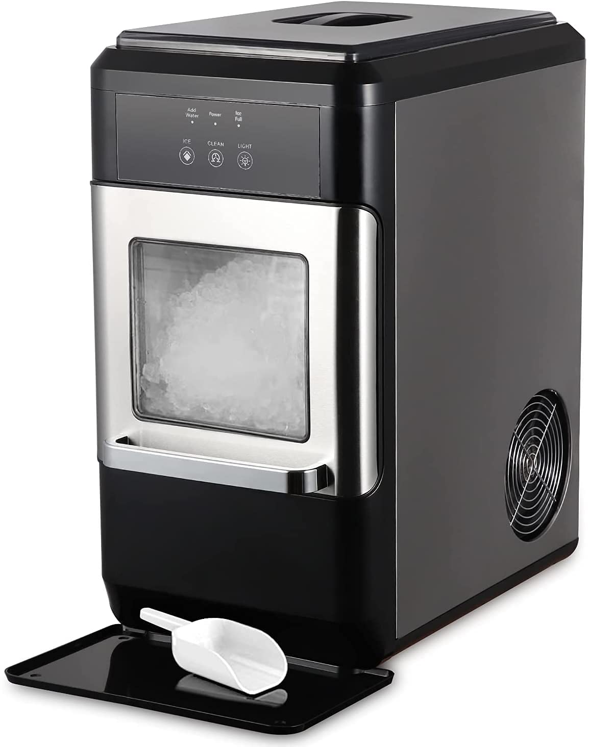 Northair Countertop Nugget Ice Maker - 44lbs Daily Output with Ice Scoop - Perfect for Home, Office, and Party Use