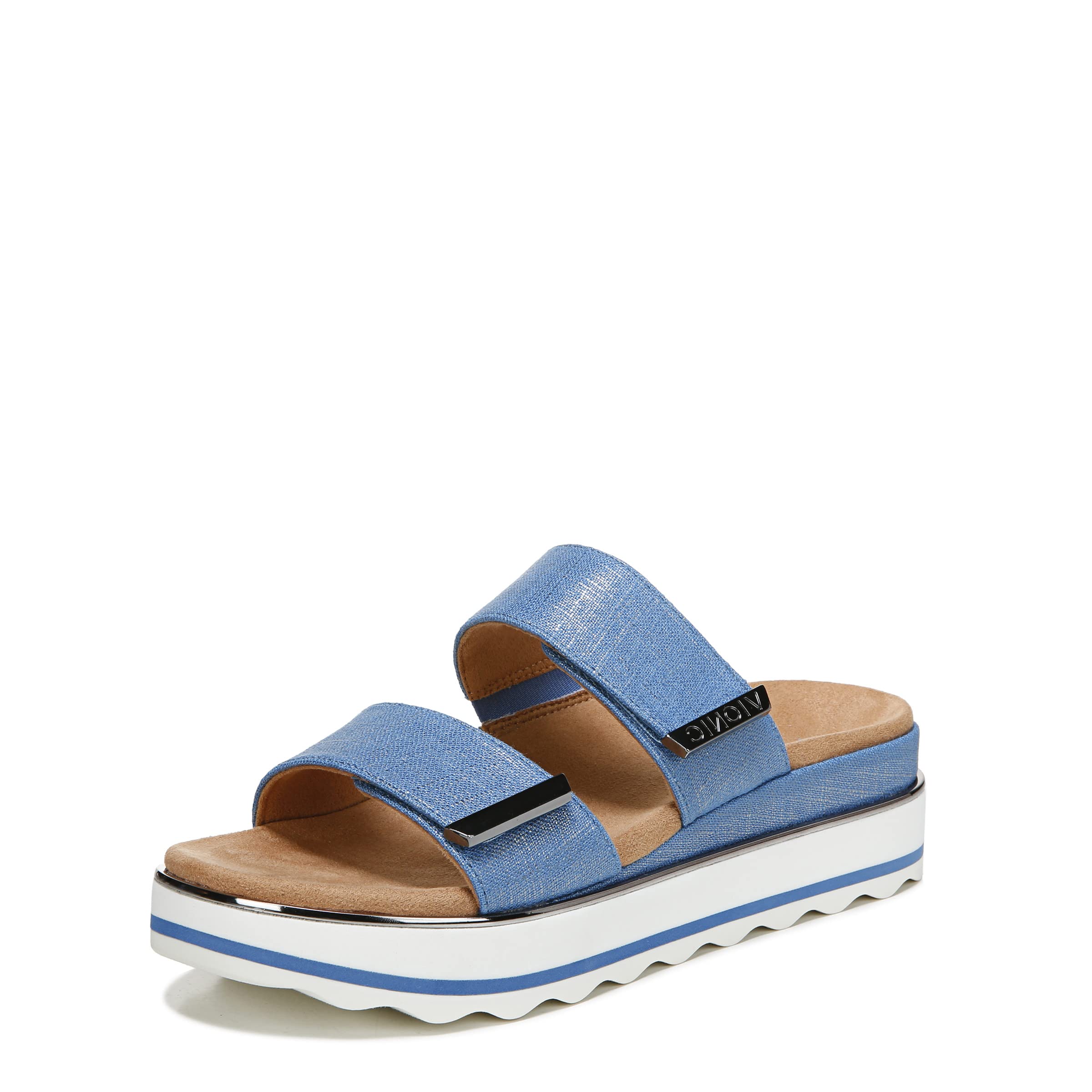 Vionic Women's Phoenix Brandie Slide Platform Sandal - Orthotic Arch Support Sandals with Cushioned Outsole | Slip-On Flatform Sandals for Women | Sizes 5-11 | Perfect for Beach, Pool, and Summer Casual Wear