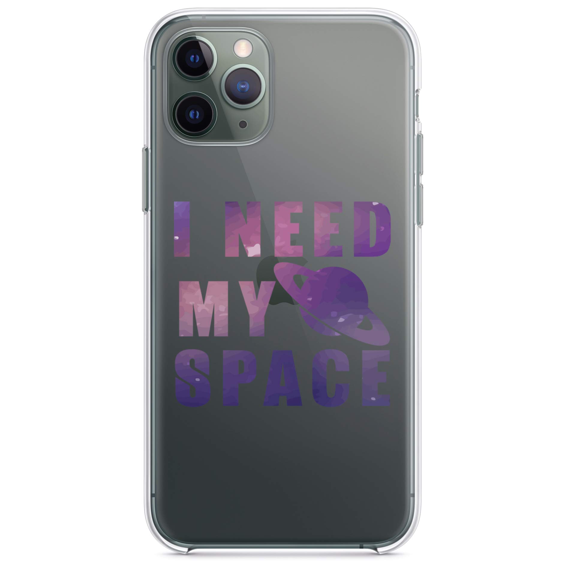 Premium Clear Shockproof Hybrid Case for iPhone 13 Pro Max (6.7 Inch) - Protective TPU Bumper & Acrylic Back Cover with Tempered Glass Screen Protector - Slim Space Astronomy Design - Perfect for Outdoor Adventures, Travel & Daily Protection
