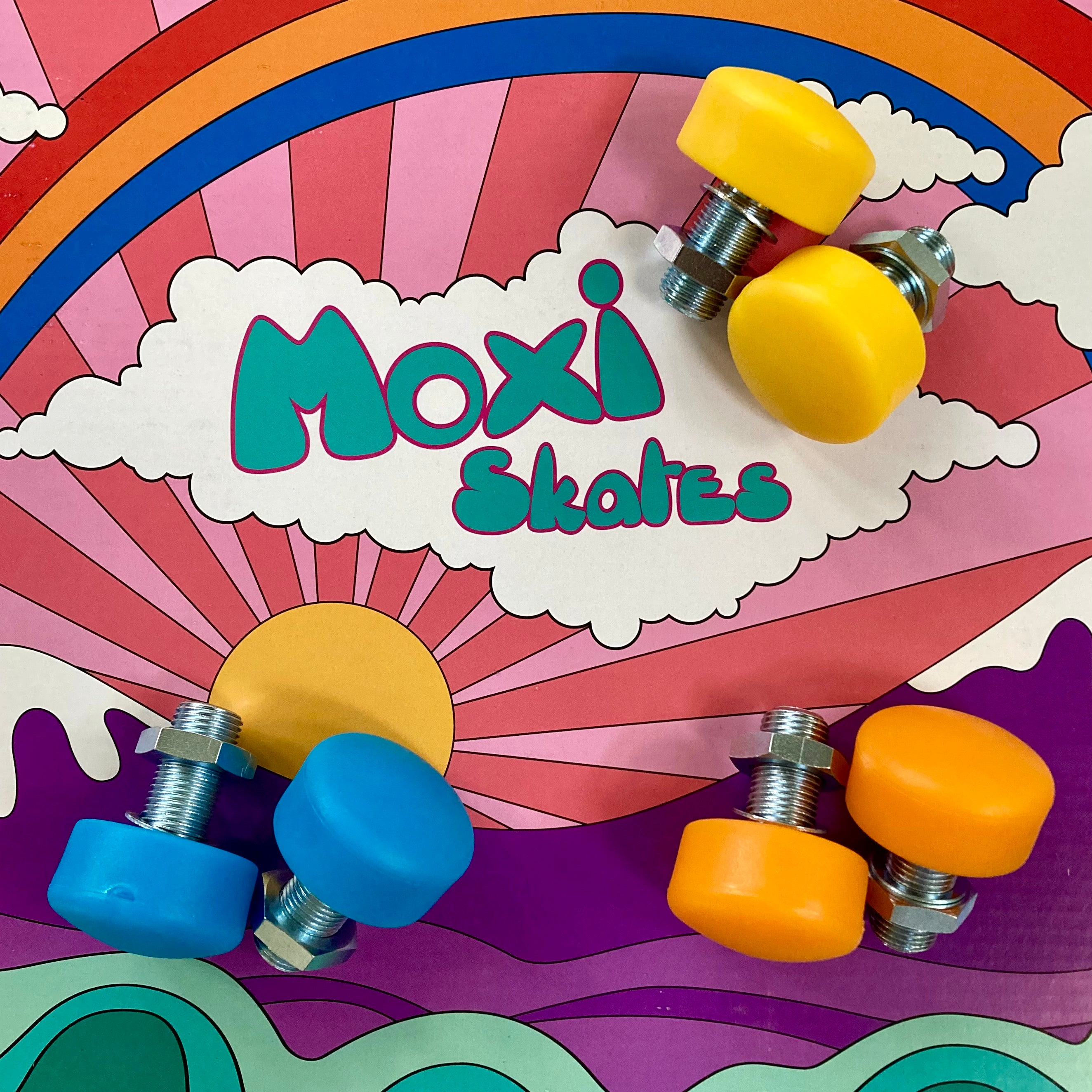 Best Moxi Rainbow Rider Toe Stops for Roller Skates – Durable & Colorful Replacement Stops for Derby, Artistic & Outdoor Skating