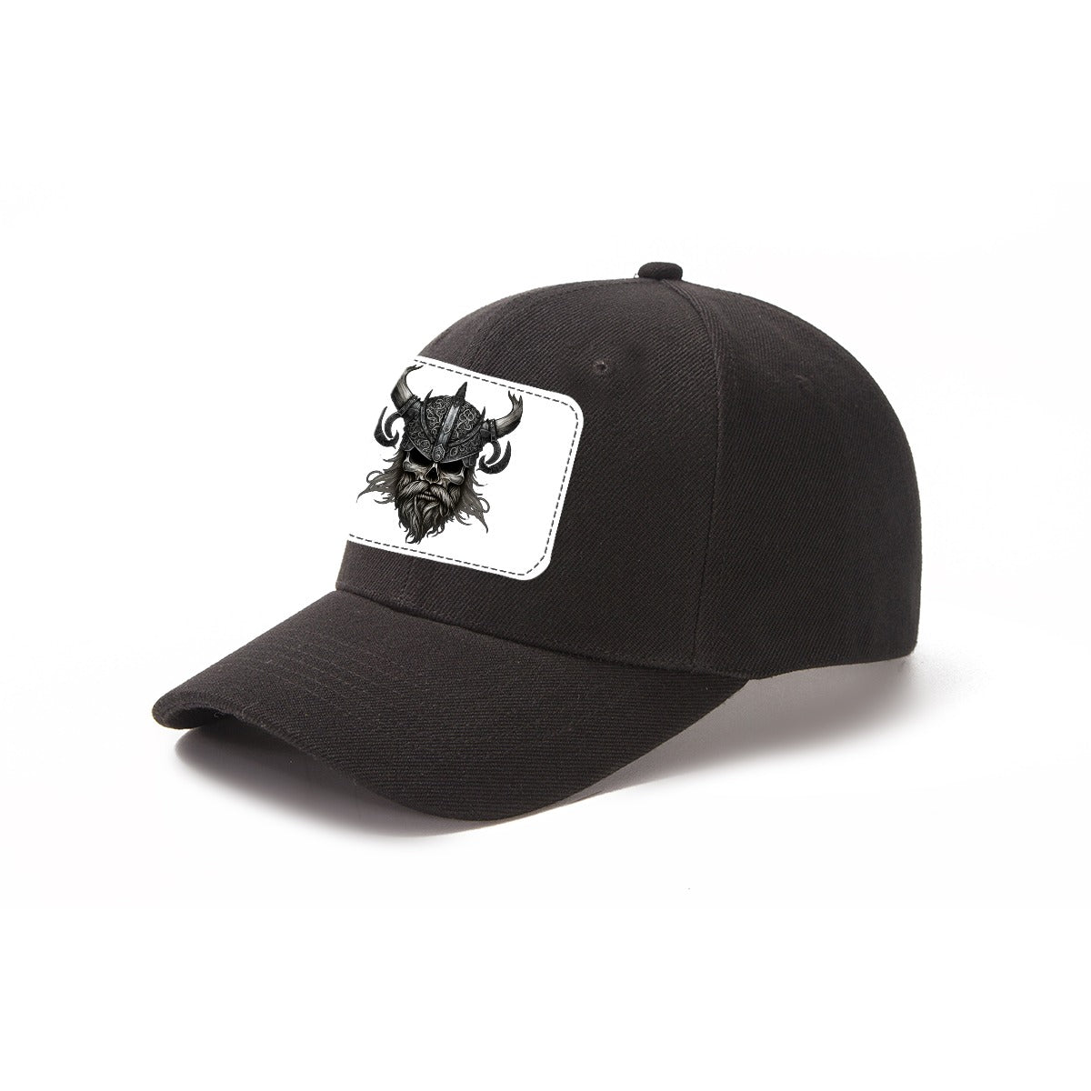 Nordic Viking Baseball Cap for Men - Adjustable Cotton Hat with Norse Runes Design - Perfect for Outdoor Activities, Hiking, and Sports Fans