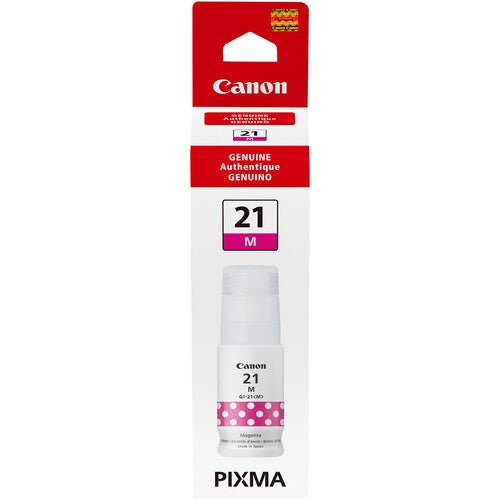 Canon GI-21 Magenta Ink Bottle (70mL) - High-Quality Printer Ink for Canon Printers | Perfect for Home, Office & Photo Printing