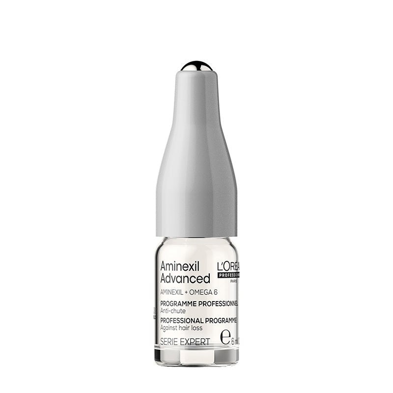 L'Oréal Professionnel Serié Expert Aminexil Advanced Anti Hair Loss Treatment Ampoules - Reduce Hair Fall & Stimulate Growth for Thicker Hair - Perfect for Daily Scalp Care & Hair Regimen