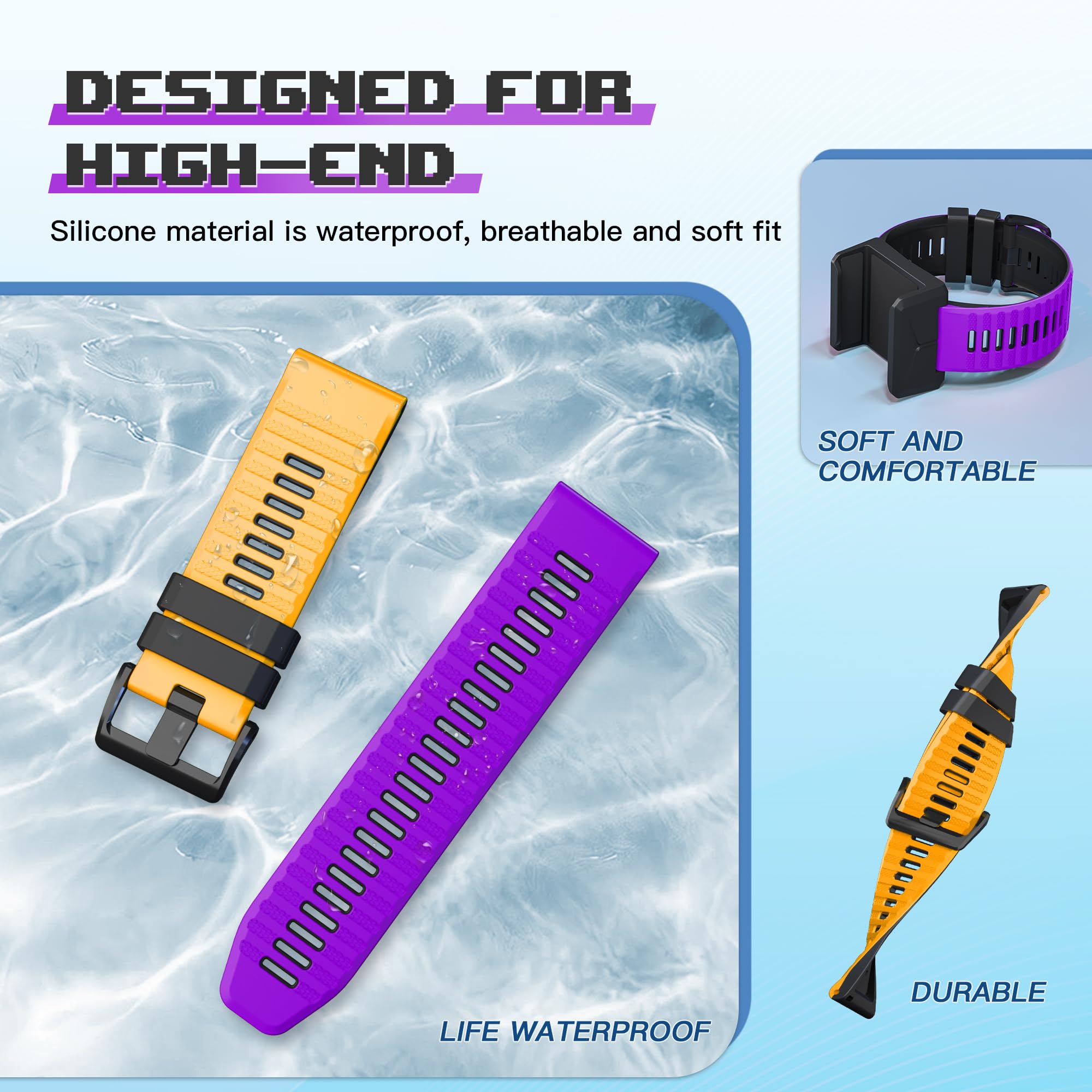 Narati Adjustable Silicone Wrist Straps for Nintendo Switch Joy Cons & OLED Model - 2 Pack Wrist Bands Compatible with Just Dance 2025, 2024, 2023, 2022, 2021 - Perfect for Kids & Adults Gaming Accessories | Ideal for Dance Games, Fitness Tracking & Motion Control Gaming