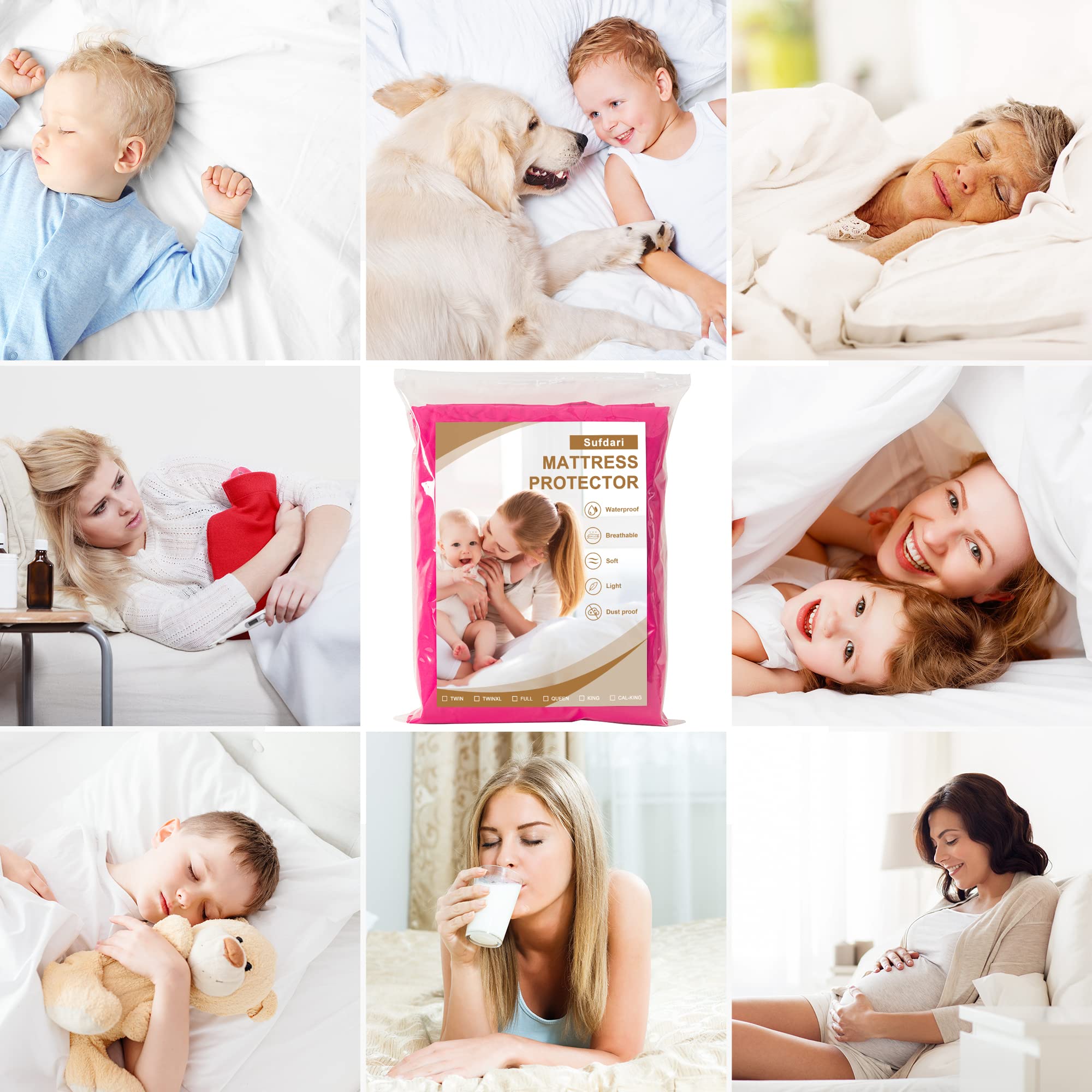 Waterproof Twin Mattress Protector - 18