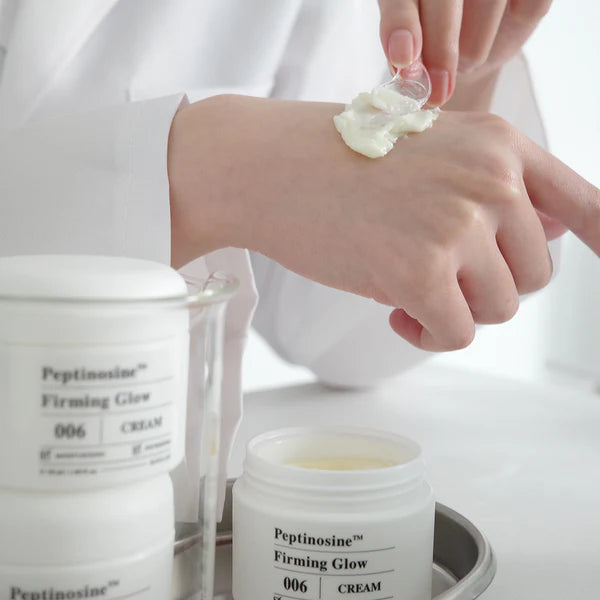 BARULAB Peptinosine Firming Glow Cream 50ml - Anti-Aging Face Moisturizer for Wrinkles & Fine Lines, Hydrating & Brightening Cream for Women & Men - Perfect for Night & Day Skincare Routine