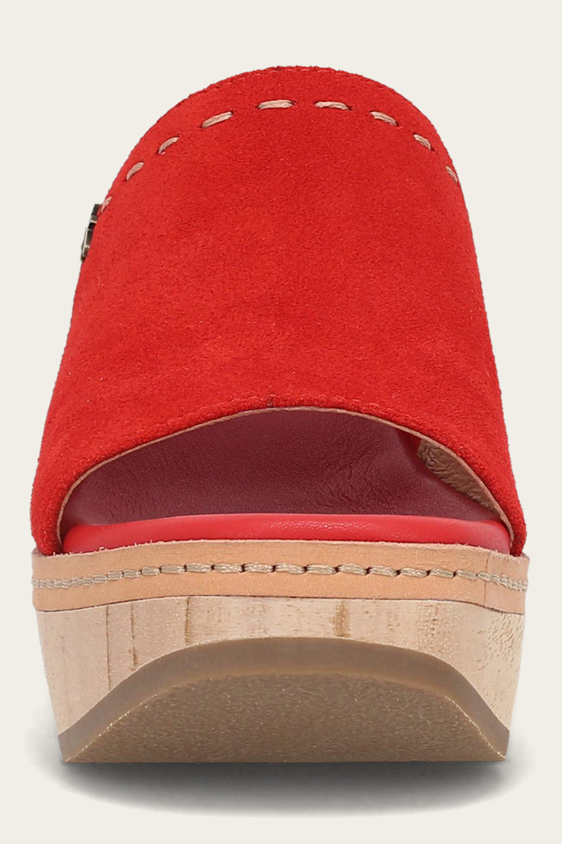 Hazel 2 Slide Red Women's Casual Sandals - Perfect for Beach, Pool & Summer Outfits