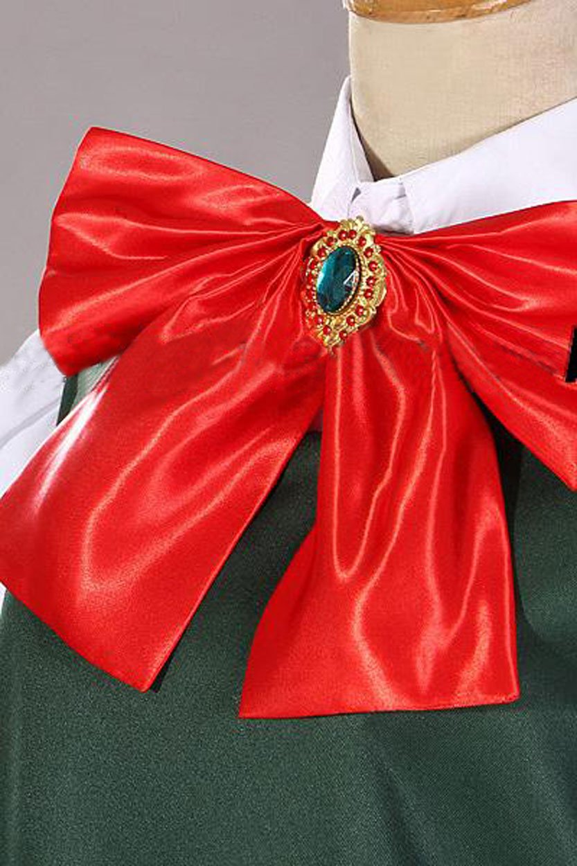 Sonia Nevermind Anime Cosplay Costume - Green Halloween Dress for Danganronpa Fans | Perfect for Cosplay Events, Halloween Parties, and Anime Conventions