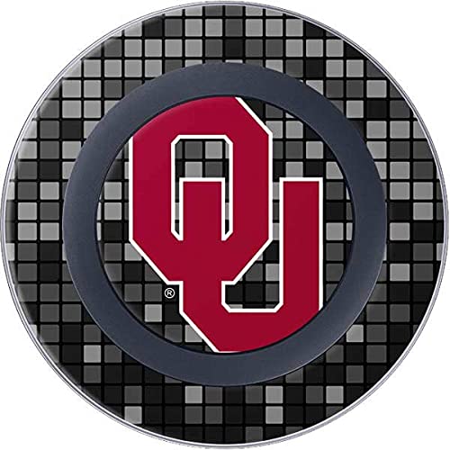 Officially Licensed University of Oklahoma Sooners Wireless Charger Skin - Custom Decal Compatible with Qi Charging Pads | Perfect for Dorm Rooms, Game Days & OU Fan Gifts