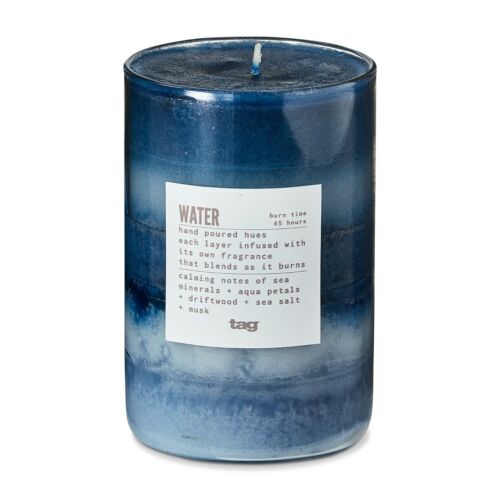 Hand-Poured Fusion Scented Candle - 3x6 Inches, Natural Soy Wax, Long-Lasting Fragrance for Home, Spa, Yoga & Relaxation