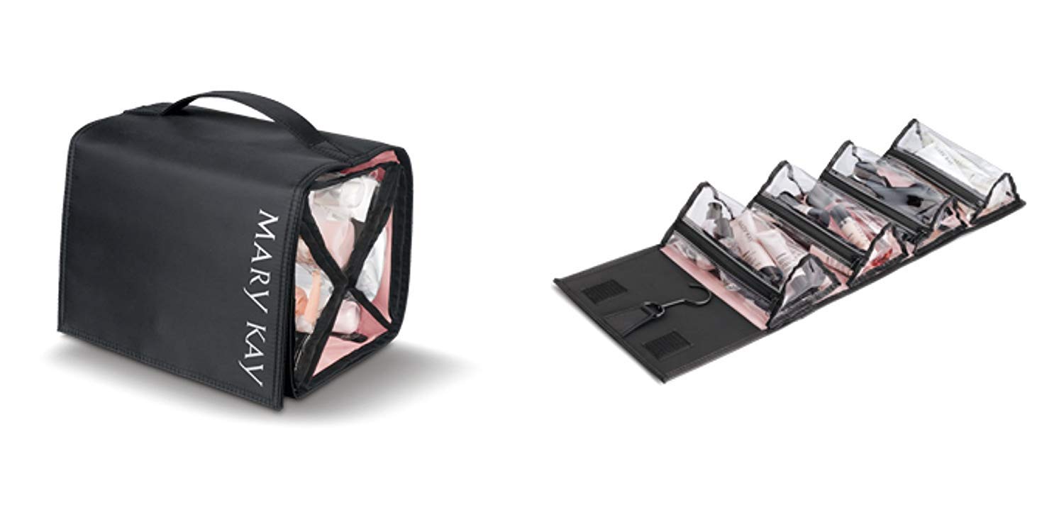 Mary Kay Travel Roll-Up Cosmetic Bag with Hanger - Waterproof Makeup Organizer for Women | Perfect for Travel, Gym & Daily Use