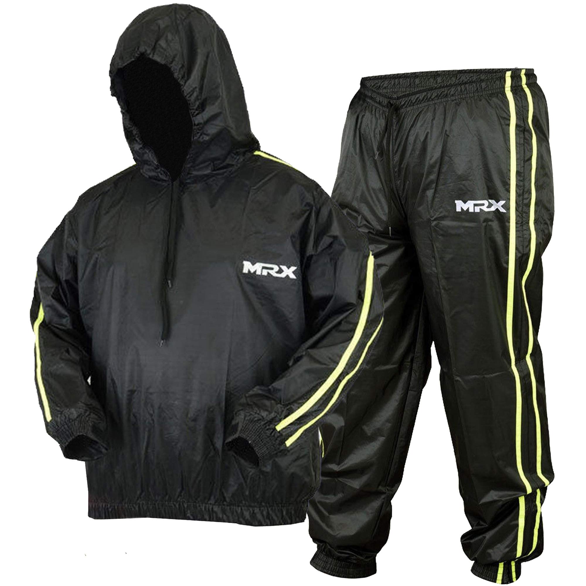 MRX Heavy Duty Sweat Suit for Men & Women - Waterproof Sauna Suit for Workout Training, Exercise & Weight Loss - Perfect for Gym, Running & Home Fitness