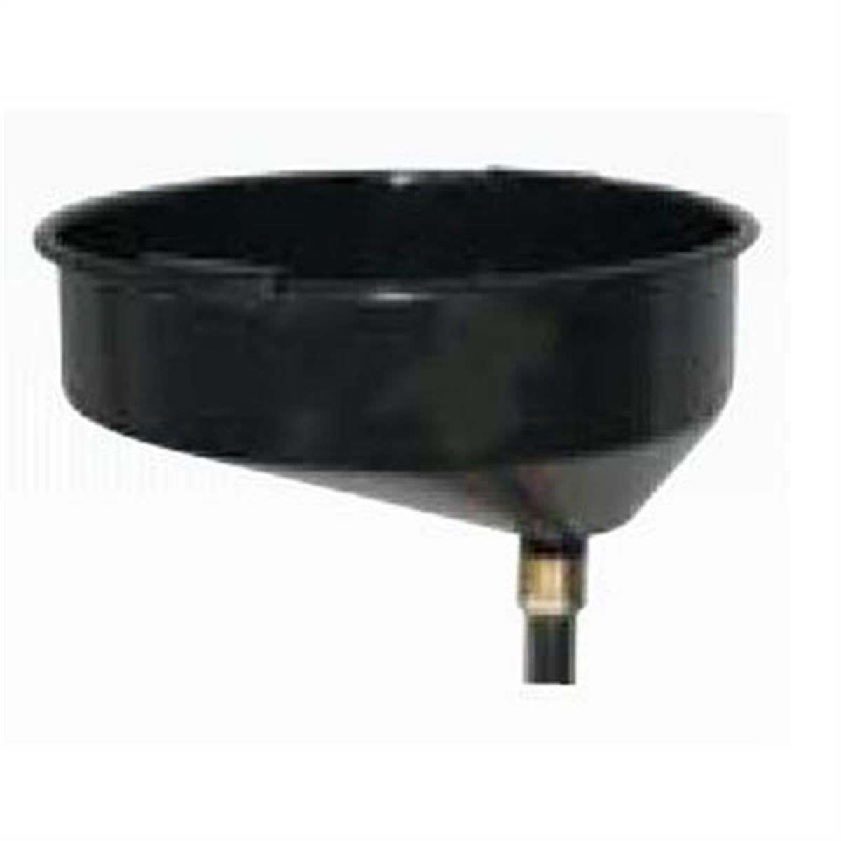 John Dow Industries 20DCE-1-A Stainless Steel Funnel - 1 Pack - Heavy Duty Kitchen & Automotive Funnel for Cooking, Oil Change & DIY Projects