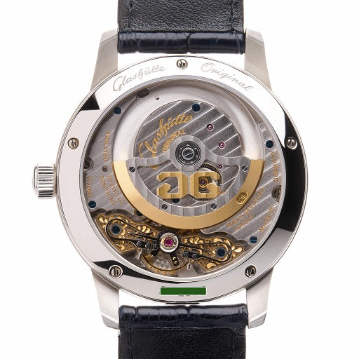 Glashutte Original PanoMatic Lunar Men's Luxury Watch - Stainless Steel Case, Moon Phase & Date Display - Perfect for Business, Formal Events & Watch Collectors