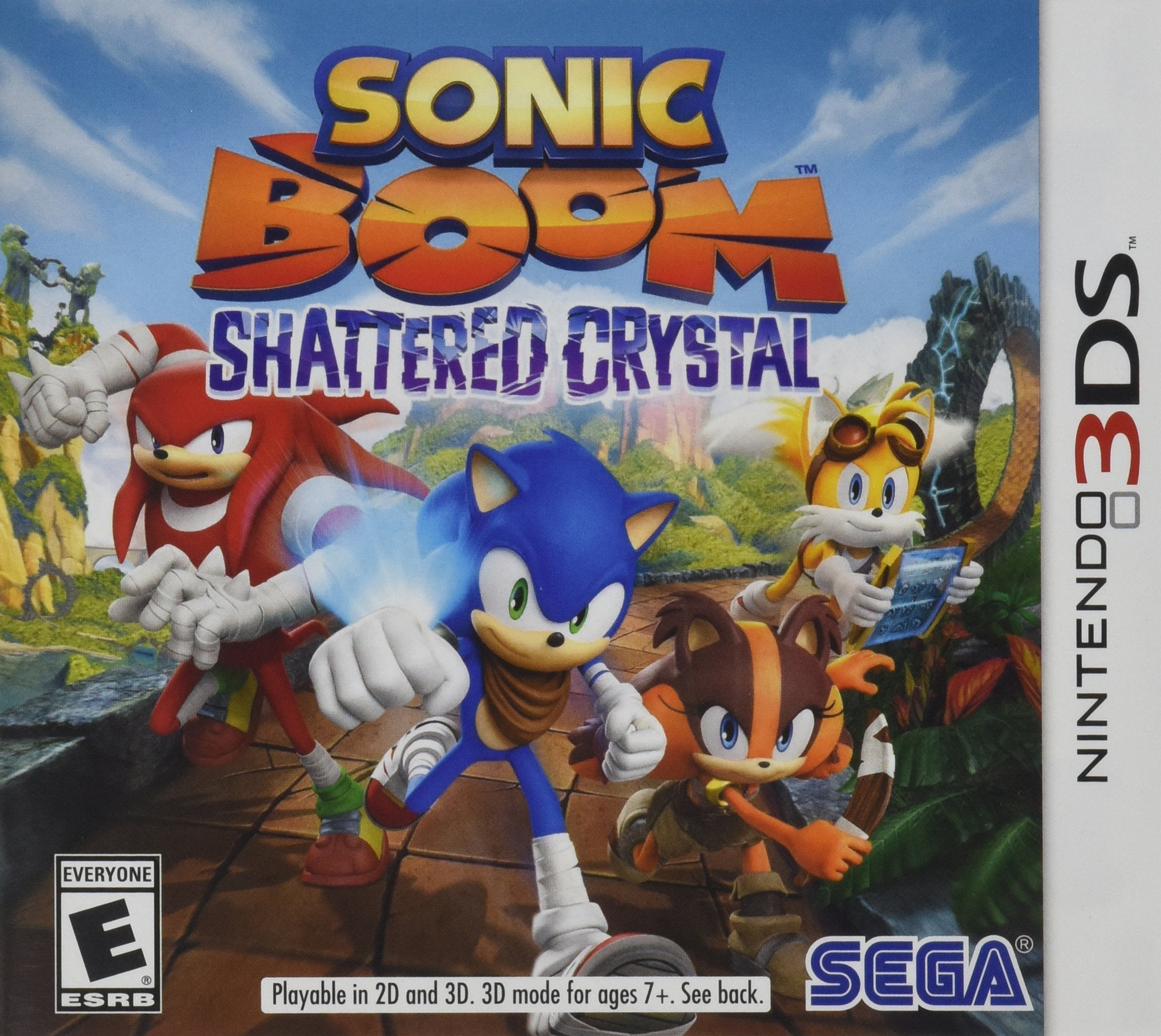 Sonic Boom: Shattered Crystal - Nintendo 3DS Action-Adventure Game | Fast-Paced Platformer for Kids & Teens | Perfect for Travel & Family Game Nights