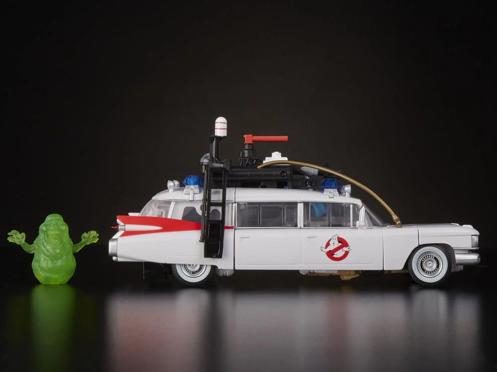 Ghostbusters x Transformers Ectotron Ecto-1 Action Figure - Collectible Toy for Fans, Perfect for Display & Play - Great Gift for Movie Lovers & Transformers Collectors