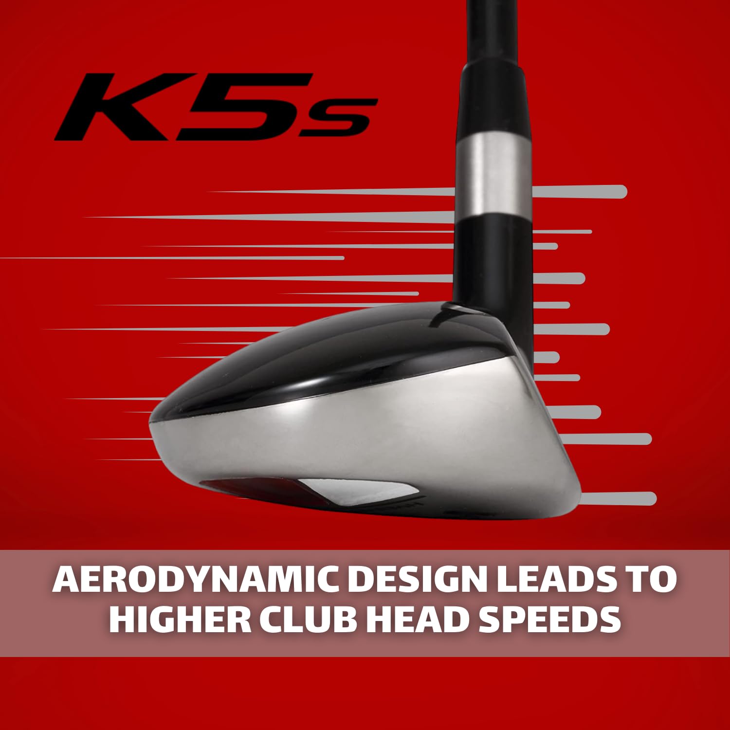 Majek Golf All Hybrid #7 Club - +2 Inches Longer Than Standard, Extra Big & Tall XL/XXL, Senior Flex Right Handed Utility Iron - Perfect for Tall Golfers & Seniors Seeking Distance & Forgiveness on Fairway Shots