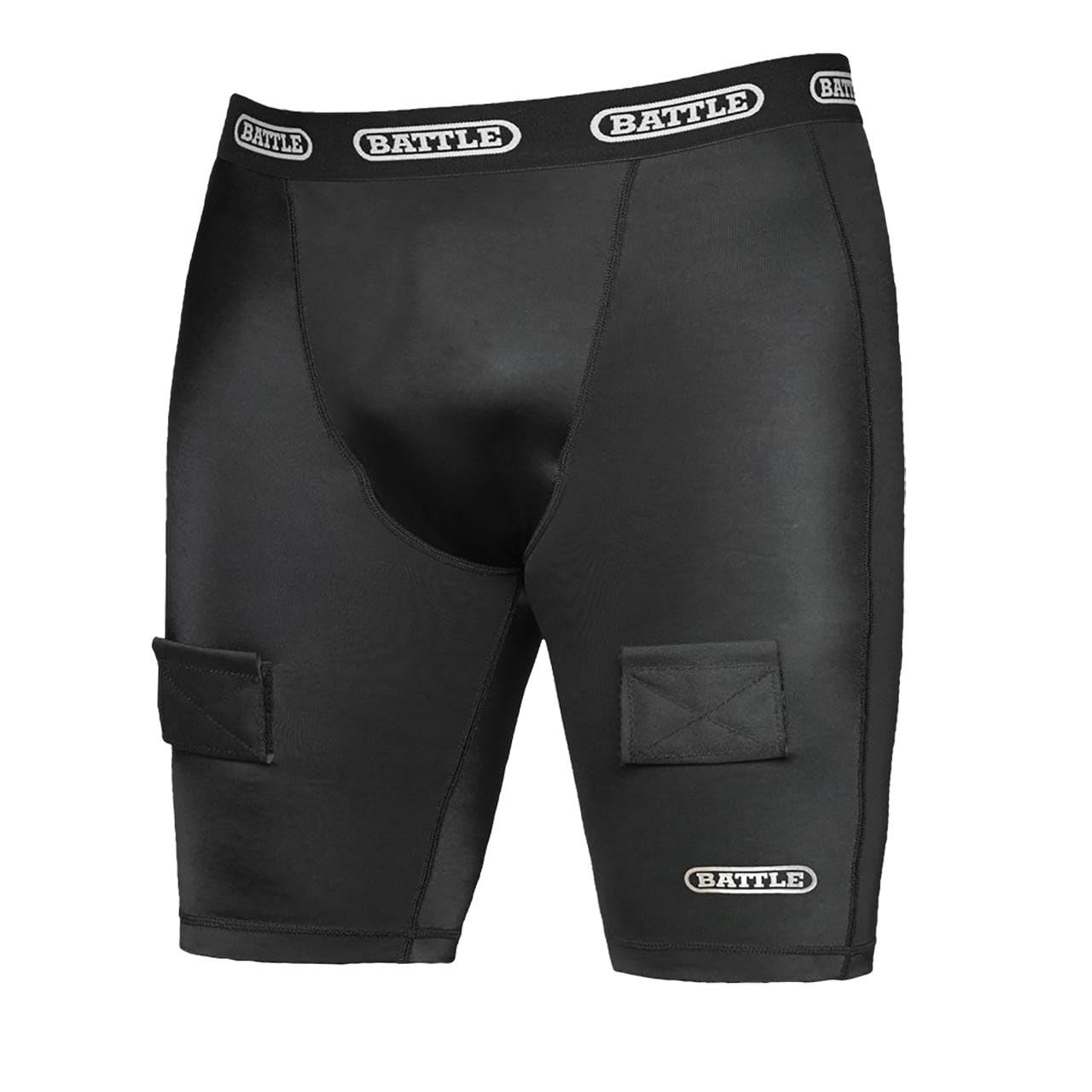 Battle Sports Hockey Compression Jock Short for Men, Women & Youth - Protective Underwear for Hockey, Lacrosse & Field Sports Players