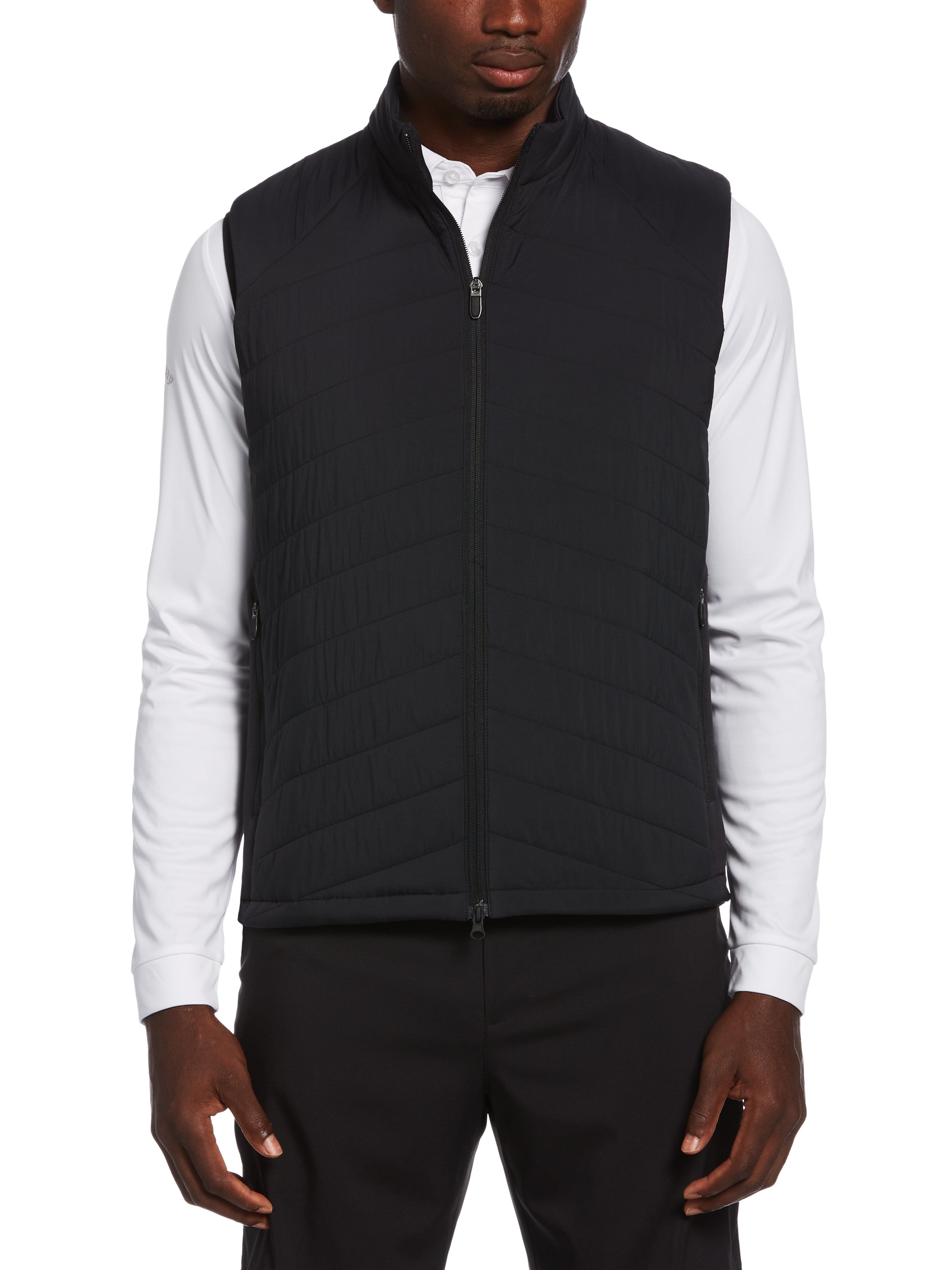 Men's Swing Tech™ Puffer Golf Vest - Lightweight Insulated Jacket for Cold Weather - Perfect for Golfing, Hiking & Outdoor Activities