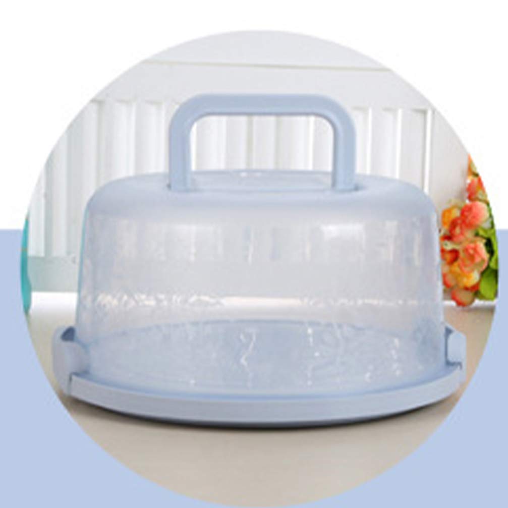 UPKOCH Clear Plastic Cake Container with Handle - Airtight Refrigerator Storage Box for Cakes, Fruits, Meat & Vegetables | Perfect for Bakery, Party Desserts & Food Prep