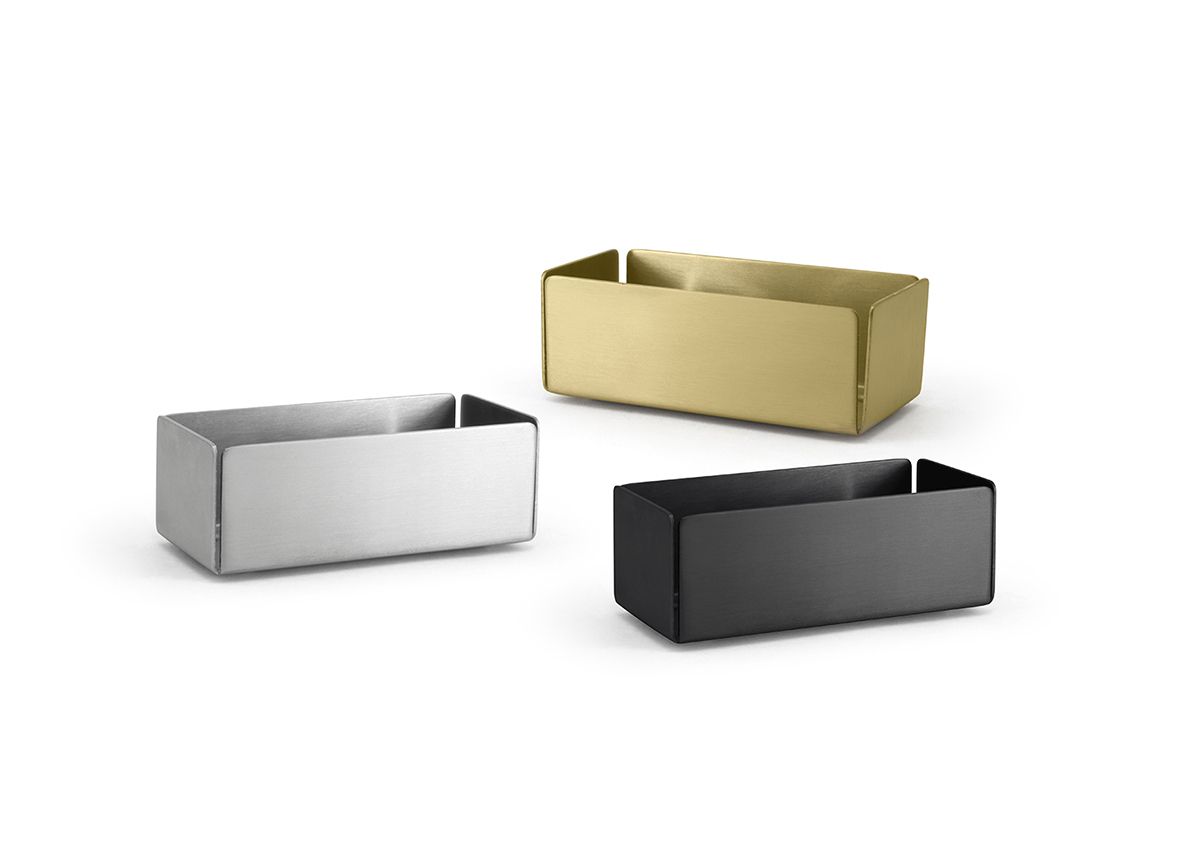 Premium Brushed Stainless Steel Napkin Holder - 4.75