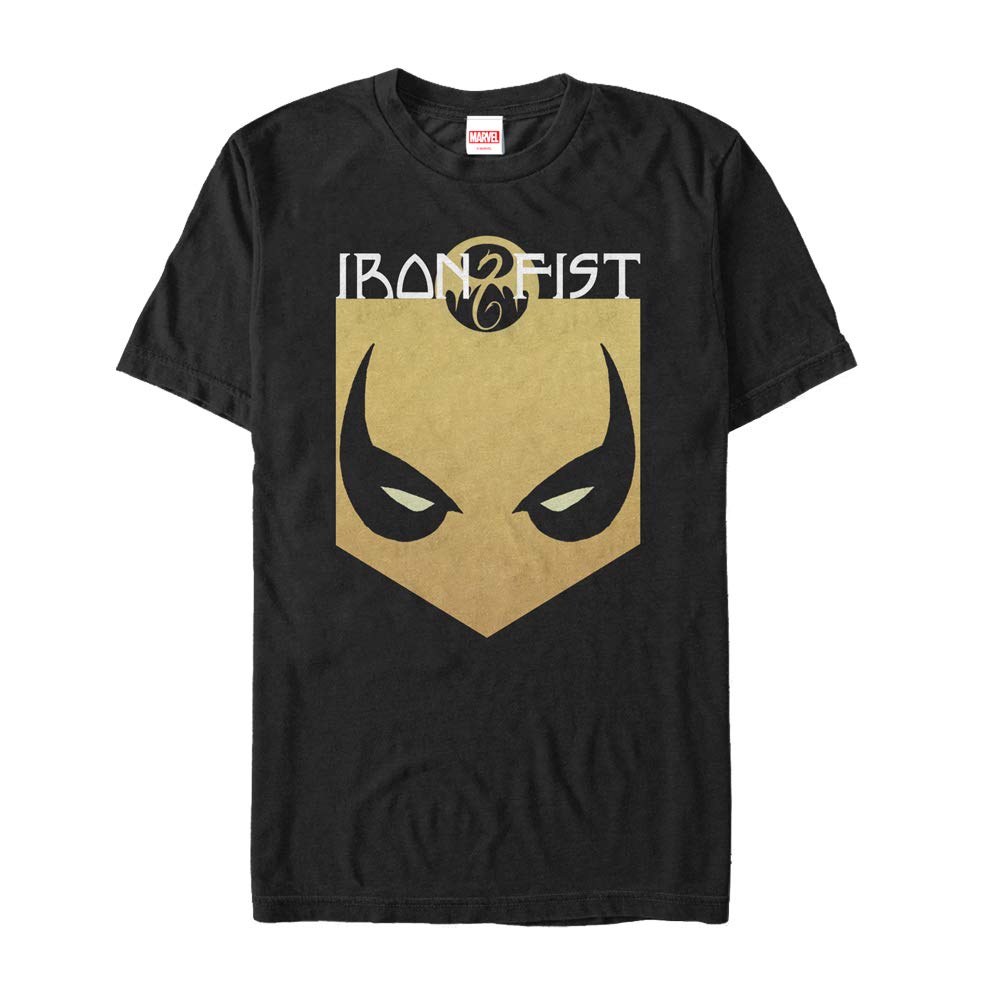 Marvel Iron Fist Graphic T-Shirt for Men | Superhero Comic Tee | Casual Wear & Cosplay Costume