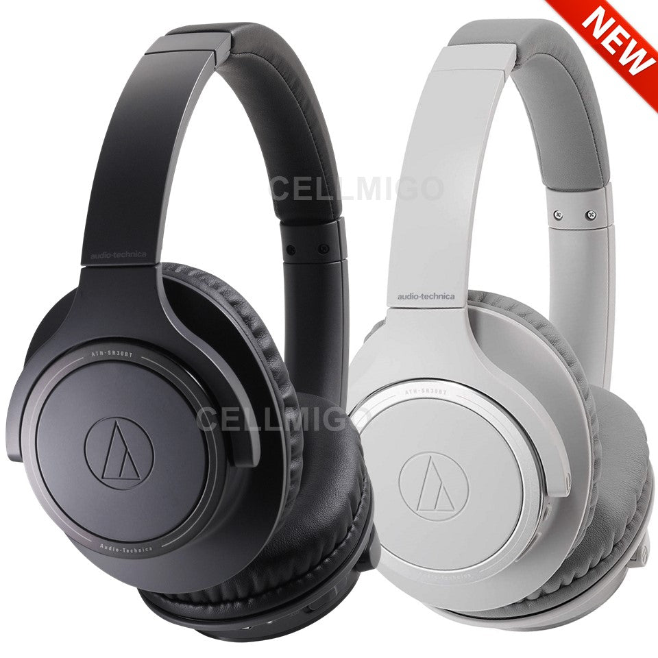 Audio Technica ATH-SR30BT Wireless Bluetooth Headphones with 40mm Drivers & 70-Hour Battery Life - Perfect for Travel, Commuting & Home Listening