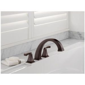 Delta Faucet Dryden Roman Tub Faucet T2751 - Chrome Bathtub Faucet Trim & Handles - Luxury Bathroom Accessories for Spa & Master Bathroom (Valve Sold Separately) - Perfect for Relaxing Soaks & Upscale Bathroom Renovations